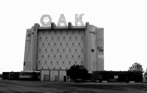 Oak Drive-In Theatre - Screen Then - Photo From Rg (newer photo)